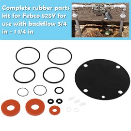 905111 Whole Rubber Repair Kit Fit for Febco Backflow 825Y Series for Use with Back Flow 3/4" - 1-1/4"
