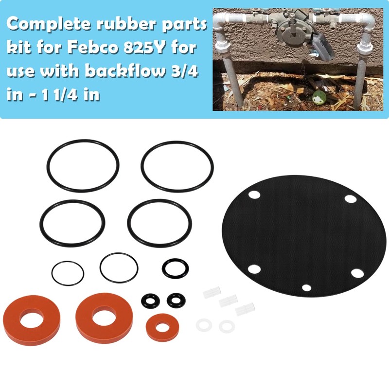905111 Whole Rubber Repair Kit Fit for Febco Backflow 825Y