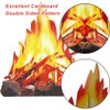 Artificial Fire Fake Flame Paper, 3D Decorative Cardboard Campfire Centrepiece,