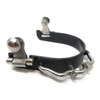 AJ Tack Wholesale Black Bumper Spurs with Rowels - Ladies