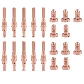 Lewan 10Pcs 9-8252 Nozzle Tips 60A & 10Pcs 9-8232 Electrode fit Thermal Dynamics SL60/SL100 Plasma Cutting Torch Consumables