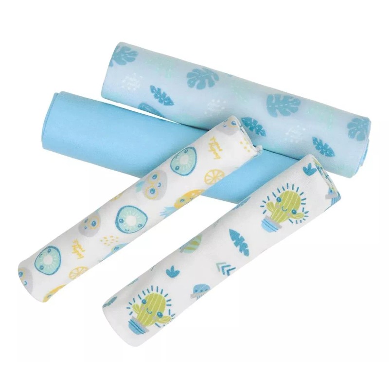 Baby Mink Sabanitas Baby Mink® Algodón Para Recién Nacido 4pz