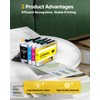 LC406XL Ink Cartridges for Brother Printer for Brother LC406 Ink