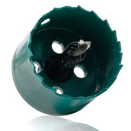 Qjaiune 60mm/2.36" Hole Saw BI-Metal Heavy Duty Hole Cutter for Wood Cornhole Boards Plastic Drywall Fiberboard