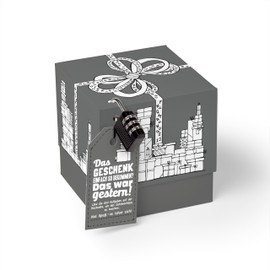 SURPRISA Gift box, puzzle box, money gifts, packaging, birthday gift for men, gift puzzle