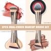 Dpolla Pinceles Juego Optimice Rutina Belleza Este Todo Uno Doble