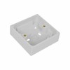 Status 25 mm 1 Gang Pattress Box - White (Pack