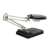 INTSUPERMAI 110V 30X Black Adjustable LED Table Magnifier Lamp Amplification