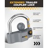 RETRUE Heavy-Duty Universal Coupler Lock Fits 2-5/16 Inch Trailer Ball