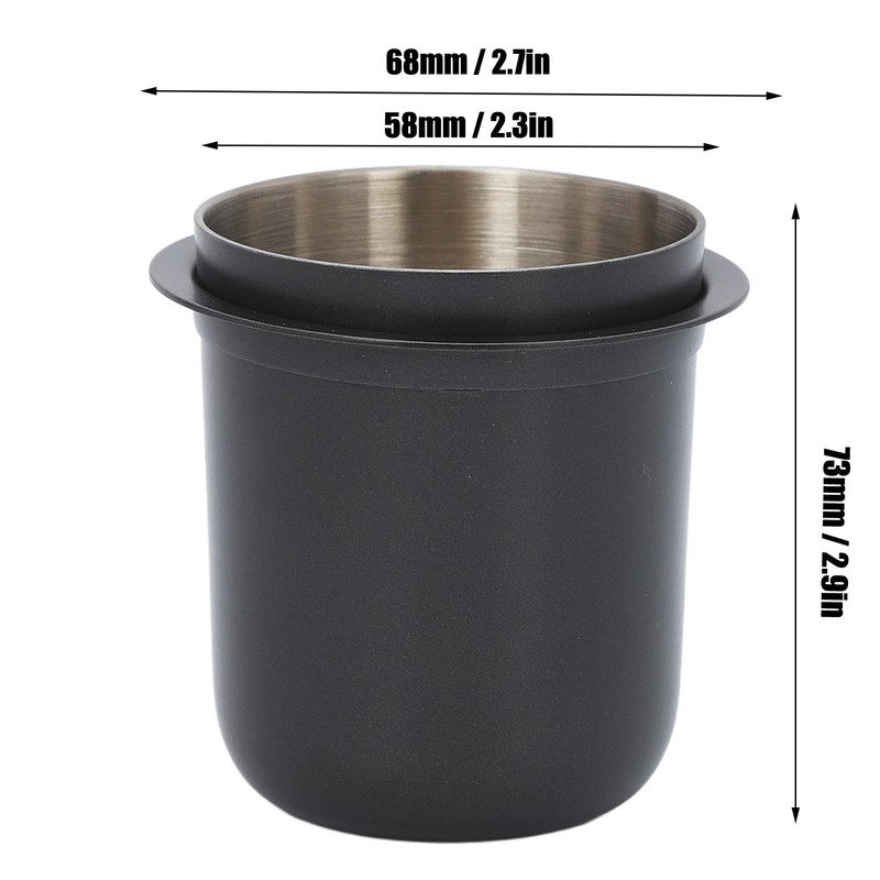 Dosing Cup 150ml 58mm Hands Free Stainless Steel Universal Inverted