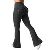 YEOREO CoreFlex Flare Leggings with Pockets for Women Scrunch Workout