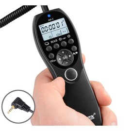 ayex Timer Remote Shutter Release AX-3 Compatible with Panasonic e.g. DC-GH5 DMC-FZ2500 DMC-FZ2000 DMC-G85 DMC-G7 DMC-GX Low / High Speed Continuous Shooting Long Exposure Bulb Timed Trigger RS-2