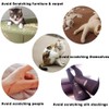 YMCCOOL 100pcs Cat Nail Caps Glitter Cat Claw Covers Kitten