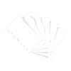 Filofax White Dividers, Personal Size, Cardstock, 7.5-inches Height, B132872