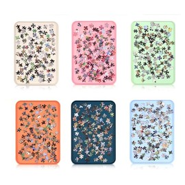 Puzzle Sorting Trays - 10.7"x15" Durable Opaque Organizer Trays, 6-Color Set, Thickened PP Storage forLego, Crafts & Board Games (6-Pack) (10.7"*15")