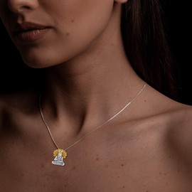 VENACOLY Buddha Necklace Sterling Silver Buddha Pendant Buddha Mother's Day Jewellery for Women Mum