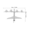 Metal Airplane Wind Spinner, Elegant Spin Design Airplane Weather Vane