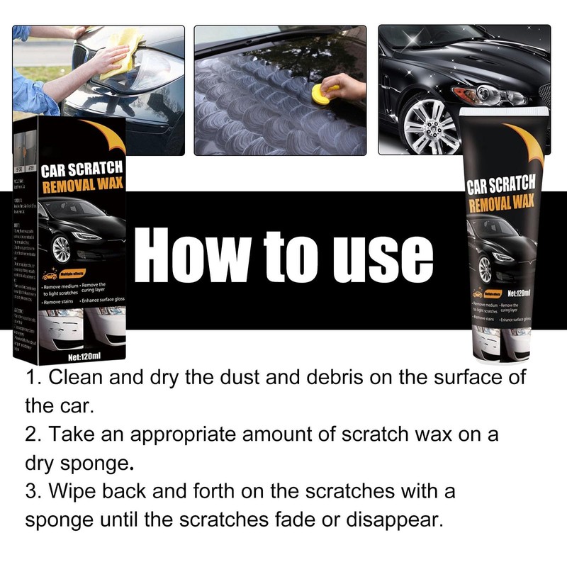 【2Packs】 Scratch Remover for Vehicles Car Scratch Remover Paste New