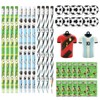 FIHODONE Football Party Bag Boys, 12 Eraser Pens, Graphite Lead