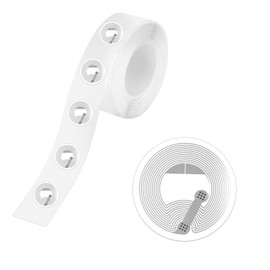 NFC Tag Stickers 25 mm NFC Sticker Ntag213 NFC 213 Day Rewritable NFC Cards Programmable 144 Bytes Memory NFC Chip NFC Card NFC Sticker for All NFC-Enabled Mobile Phones and Devices Pack of 60