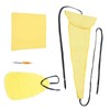 4Pcs Sax Mouthpiece Brush Kit Lightweight Portable Reliable Wiping Cloth