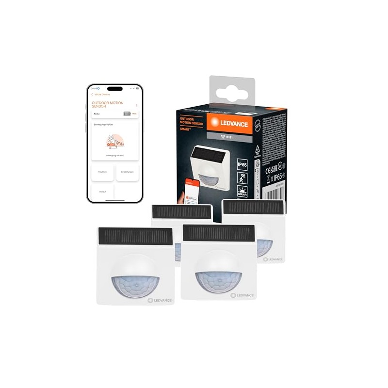 LEDVANCE SMART+ WiFi Outdoor Motion Sensor IP65 Plastic White Pack