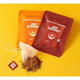 Ramen Tea Bag Set – 8 Mild + 8 Spicy Teabags – Instant Ramen Soup Flavor Infusion, Convenient for Camping, Travel, and Home