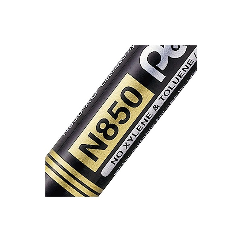 Pentel Permanent Markers Bullet Point - Black (Pack of 12)