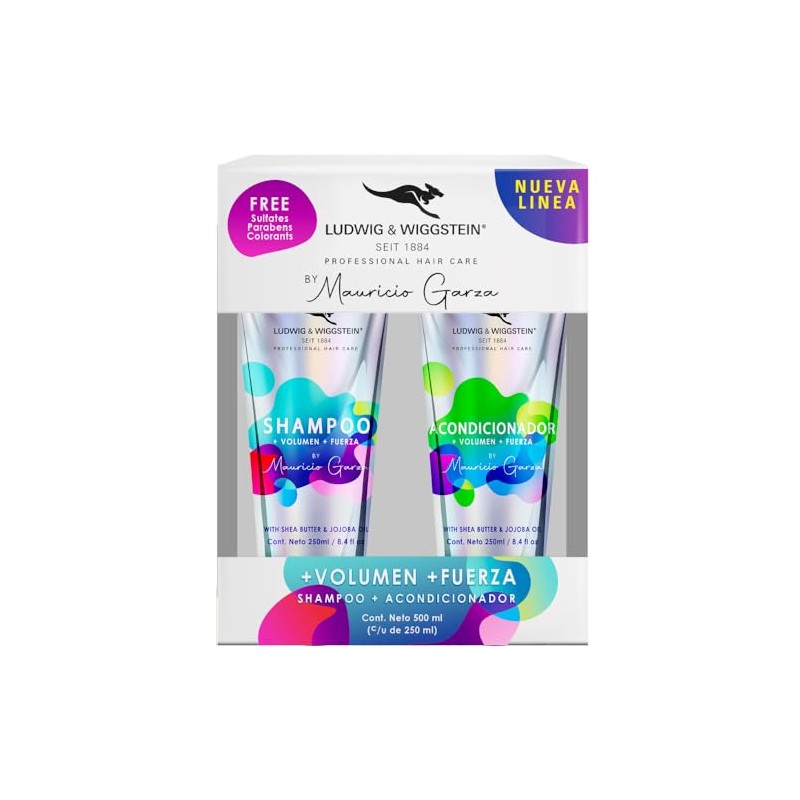 LUDWIG AND WIGGSTEIN 2Pack Shampoo Mauricio Garza 250 ml +
