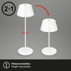 BRILONER LED Table Lamp Wireless, RGB Bedside Lamp Touch, Desk