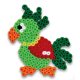 Hama Perlen 4416 Set for Playgroups with Approx. 3,000 Colourful Midi Ironing Beads with Diameter 5 mm, Motif Templates and 4 Pin Plates, Includes Ironing Paper, Creative Craft Fun for Young and Older