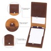 Robrasim Handmade Leather Yardage Book Cover, Leather Golf Scorecard Holder