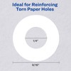 Dispenser Pack Hole Reinforcements, 0.25" Dia, White, 200/Pack, (5729)