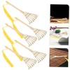 IWOWHERO Meditation Rake for Zen Garden Mini Zen Garden Metal