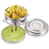 LS Kitchen - Stainless Steel Lunch Box - 2-Piece Lunch
