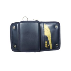 Puma Leather Long Wallet, nvy