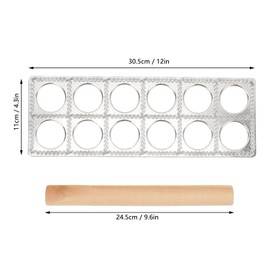 Prensa para Hacer Raviolis, Herramienta de Plástico para Hacer Bolas de Masa, Cortador de Ravioles Casero, Molde de Pastelería para Cocina Familiar, Restaurante