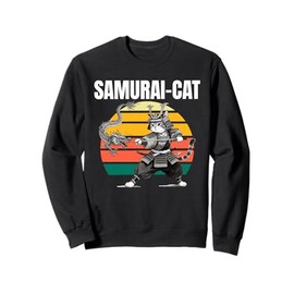 Samurai Cat Dragon Sweatshirt