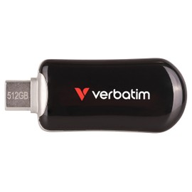 Verbatim PLECTRA USB-C FLASH DRIVE BLACK 512GB (30227)