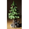 Lipco Black Bear Papa & Cubs Climbing Pine Tree