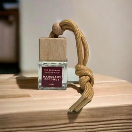 The Blooming Cactus & Co. - Car Diffuser with Refill included | Car scented on the go | Car Air Freshener Hanging | Long Lasting Fragrance | Phthalate Free Fragrance. (Mahogany Coconut)