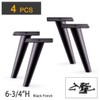 AKB Hardware 6-3/4"H Slant Furniture Metal Legs - Set of