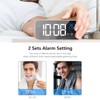 LED Digital Alarm Clock for Bedroom Electronic Clock with Thermometer