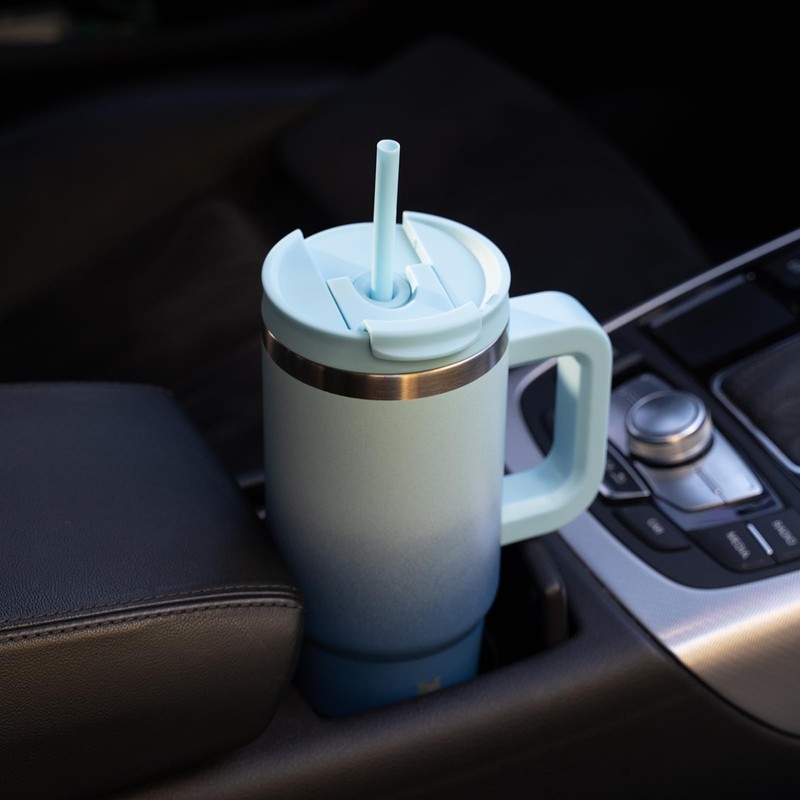 BJPKPK Tumbler With Handle 30 oz Stainless Steel Insulated Tumbler