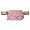CC Leopard Pattern Belt Bag Fanny Pack - Color: White
