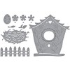 Build a Spring Birdhouse Etched Dies from Birdhouses Through The