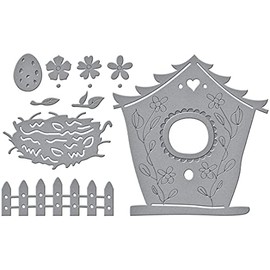 Build a Spring Birdhouse Etched Dies from Birdhouses Through The Seasons by Vicky Papaioannou