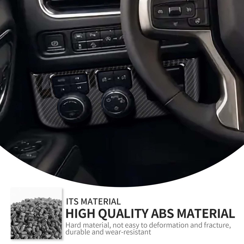 Linskip Headlight & Mode Panel Control Trim Compatible with 2021
