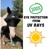 EquiVizor Solar Vizor Horse Fly Mask (Size Full), Superior UV