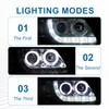 Fullux LED Headlights Compatible with 1997-2004 Ford F150 / 1997-1999